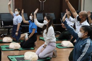 KM Smart Activity 1/66 “ฮาวทู เซฟ (ชีวิต) ให้ปลอดภัย ด้วย First Aid & CPR”