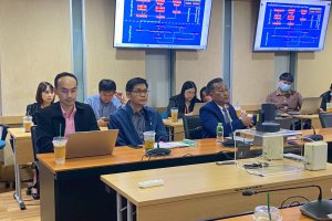 กิจกรรมเพื่อถ่ายทอดความรู้โดยบุคลากรภายนอก เรื่อง “มองไกล – คิดรุก วิเคราะห์สถานการณ์โลกและภูมิภาคเพื่อโอกาสและการรับมือความเสี่ยงอุตสาหกรรมไทย”