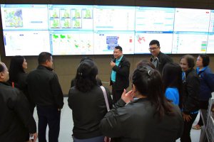 กิจกรรมการเรียนรู้ศูนย์ปฏิบัติการน้ำอัจฉริยะและ นวัตกรรมด้านการบริหารจัดการองค์กร กรมชลประทาน