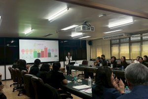 กิจกรรมเพื่อถ่ายทอดความรู้ ให้บุคลากรภายในสำนักงานเศรษฐกิจอุตสาหกรรม“Recharge & Reset เปลี่ยนความเครียด เป็นพลังบวกในการทำงาน” โดย อาจารย์ ดร.วิทสินี บวรอัศวกุล อาจารย์ประจำแขนงวิชาจิตวิทยาอุตสาหก