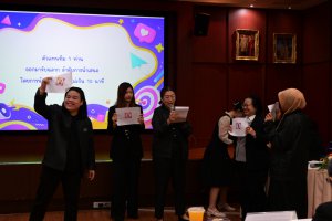 กิจกรรมการนำเสนอผลงานจากการสร้างนวัตกรรม หรือปรับปรุงกระบวนงานในองค์กรและตัดสินรางวัล นวัตกรรมโดยผู้เชี่ยวชาญ  